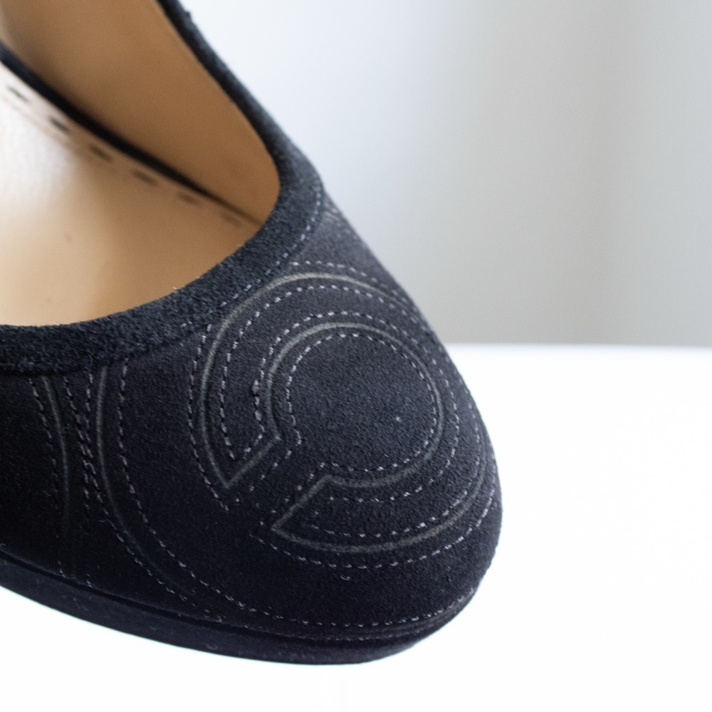 COACH Brigett Pumps Signature C Stylish Black High Heel Women’s Pumps Size 9.5 - Picture 10 of 11